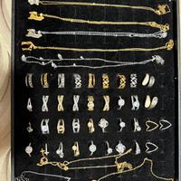 stoccaggio anelli , collane , charme etc