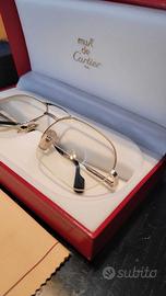 Occhiali Cartier modello CO 707 oro