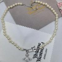 Vivienne Westwood Silver Safety Pin Collana di per