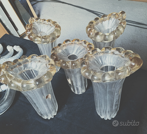 Corpo centrale lampadario Barovier e Toso