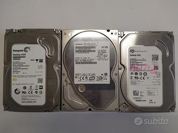 Hard disk meccanici SATA WD, Seagate, Hitachi