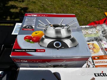 Servizio fonduta/borguignonne con piano elettrico