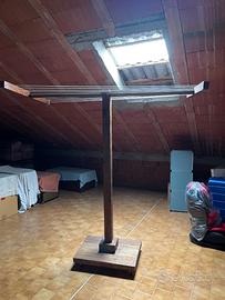 Stendino alto in legno