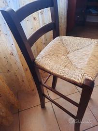 SGABELLO ALTO IMPAGLIATO