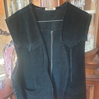 gilet scamosciato vintage