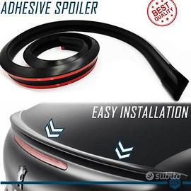 SPOILER Posteriore Nero PER PEUGEOT Lama Cofano