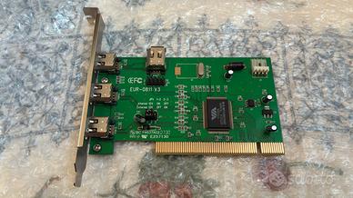 Scheda PCI FireWire IEEE 1394