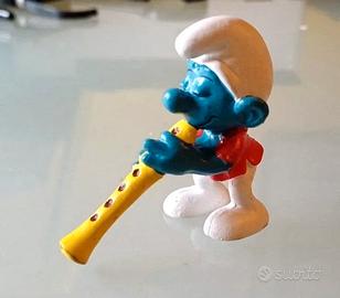 Schleich Puffo che suona il flauto 20048 vintage