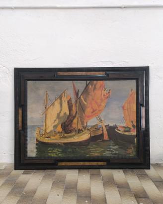quadro di barche di Antonio Guarino
