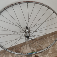 Ruota posteriore bici da corsa vintage mozzo OMAS