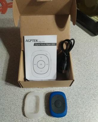 AGPTEK lettore MP3 a clip, 8 GB di memoria (circa 
