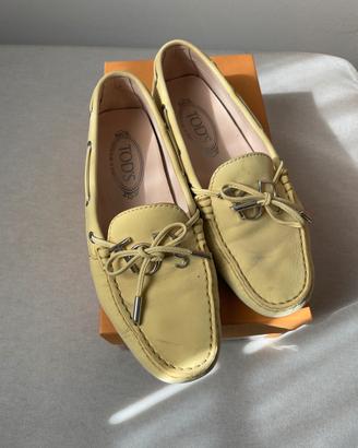 Mocassino Tods pelle giallo