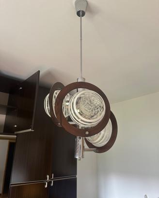 Lampadario vintage design anni '70