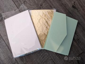Set di bigliettini con buste e sigillo ceralacca