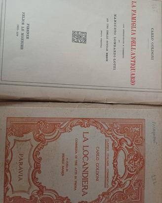 Carlo Goldoni libri per la scuola  media 