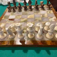Scacchiera in onice