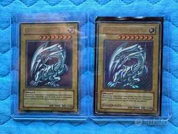 Drago bianco occhi blu