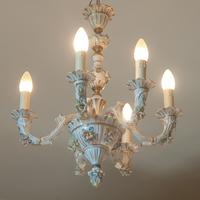 lampadario in ceramica vintage
