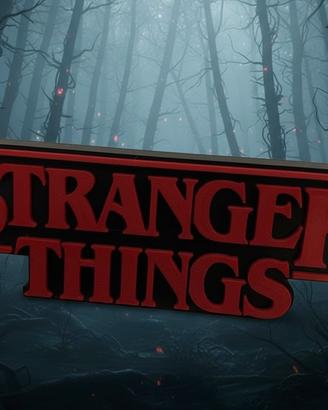 Logo Stranger Things – Decorazione Stampa 3D