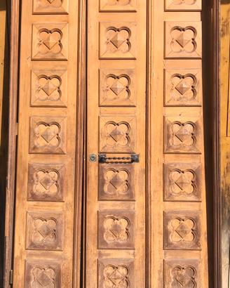 Portoncino ingresso in legno