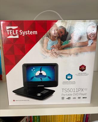 Lettore dvd portarile tele system