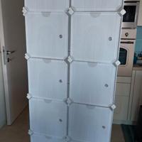 Armadio portascope stoffa plasticata