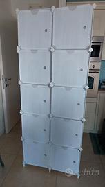 Armadio portascope stoffa plasticata