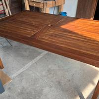 Tavolo in legno da esterno 150 x 90