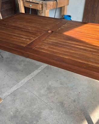 Tavolo in legno da esterno 150 x 90