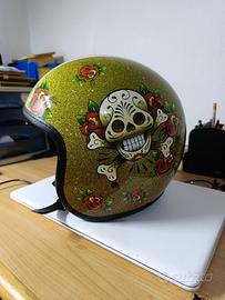 Casco NZI Skull & Roses