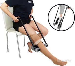Ausilio per indossare calze elastiche compressive