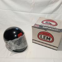 Casco LEM N.I.B. tg. L vintage nero