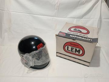 Casco LEM N.I.B. tg. L vintage nero