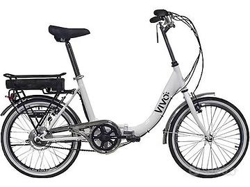 Bici elettrica VIVOBIKE richiudibile, portapacchi