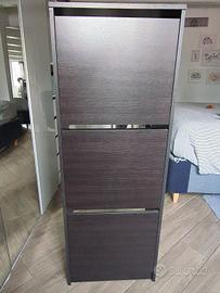 scarpiera bissa marrone scuro