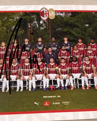 Foto firmate giocatori milan