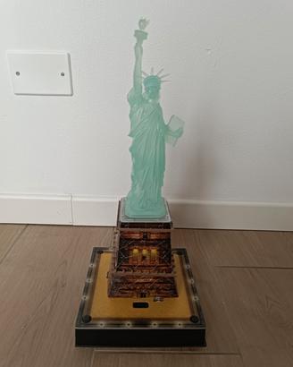 4 puzzle 3d con led