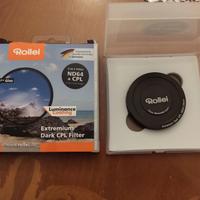 Rollei darkcpl 58 mm filtro nd 64 e polarizzatore