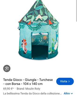 tenda gioco per bambini 