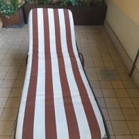 2 cuscini imbottiti per sdraio