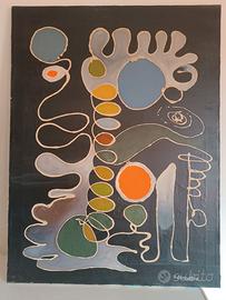 arte, quadro olio su tela