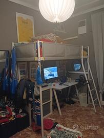 🛏️ Letto a castello IKEA VITVAL con materasso – O