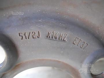 Ruote/ cerchi da 14 Fiat e Lancia