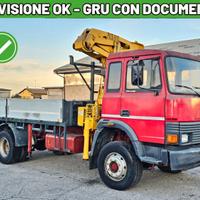 Iveco turbo 145.17 gru e cassone fisso