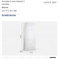 Armadio/Mobiletto bagno