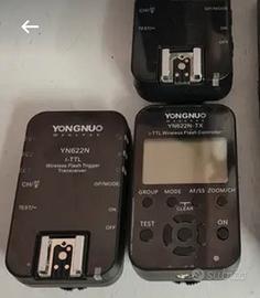 coppia flash neewer 750ii più trigger Yongnou 