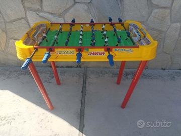 Calcetto calcio balilla da casa per bimbi