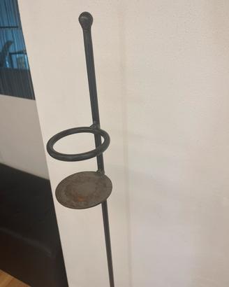 Piantana vintage porta dispenser mani