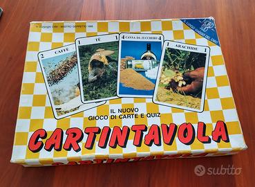 Gioco didattico Cartintavola 