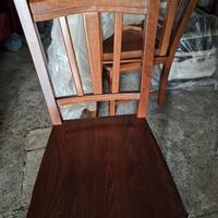 6 Sedie di legno nuove mai usate